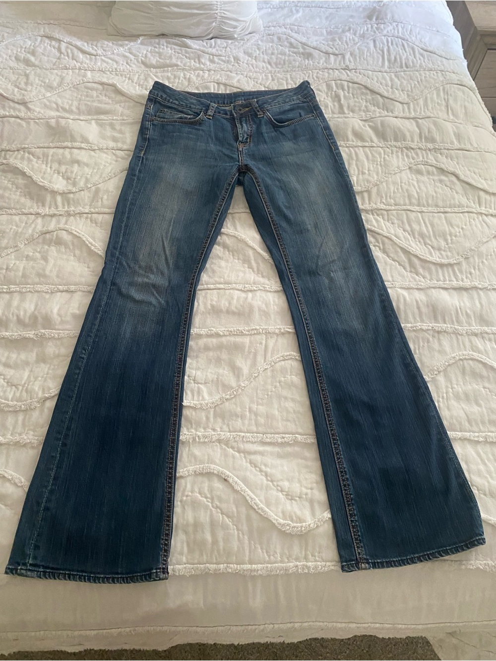Buffalo David Bitton Dark Blue Bootcut Jeans SZ 27